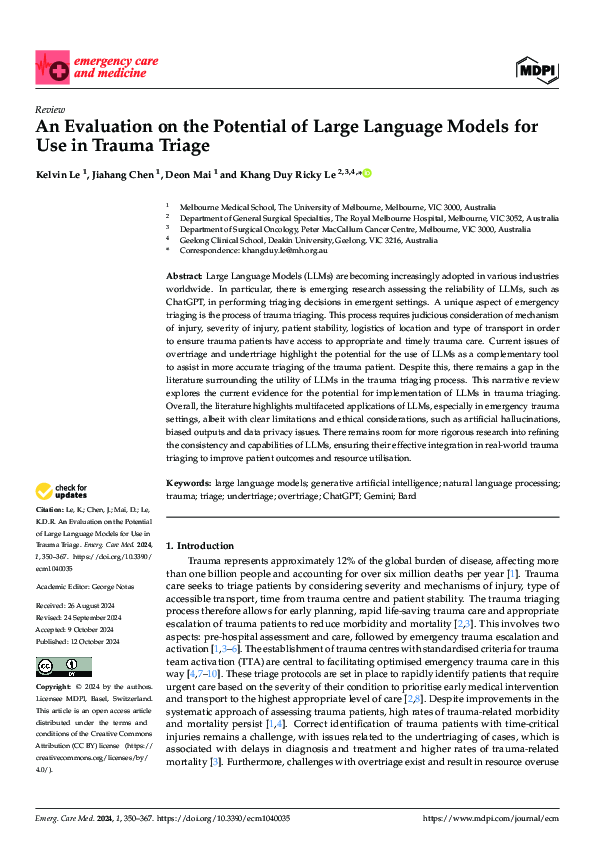 (PDF) An Evaluation on the Potential of Large Language Models for Use ...