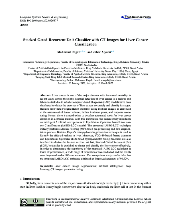 (PDF) Stacked Gated Recurrent Unit Classifier with CT Images for Liver ...