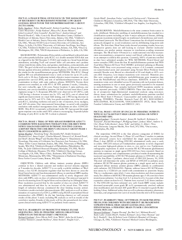 (PDF) PDCT-04. Phase 1 Trial of WEE1 Kinase Inhibitor AZD1775 Combined ...