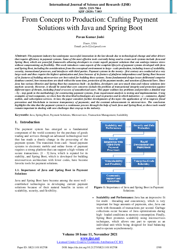 (PDF) From Concept to Production: Crafting Payment Solutions with Java ...