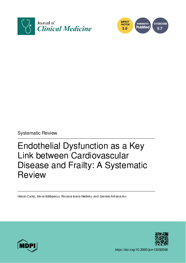 (PDF) Endothelial Dysfunction as a Key Link between Cardiovascular ...