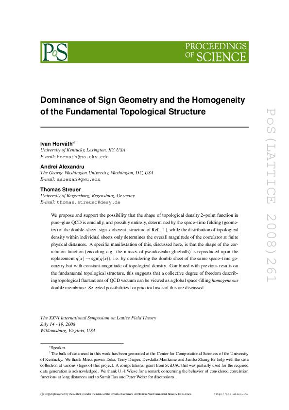 (PDF) New Properties of the Fundamental Topological Structure