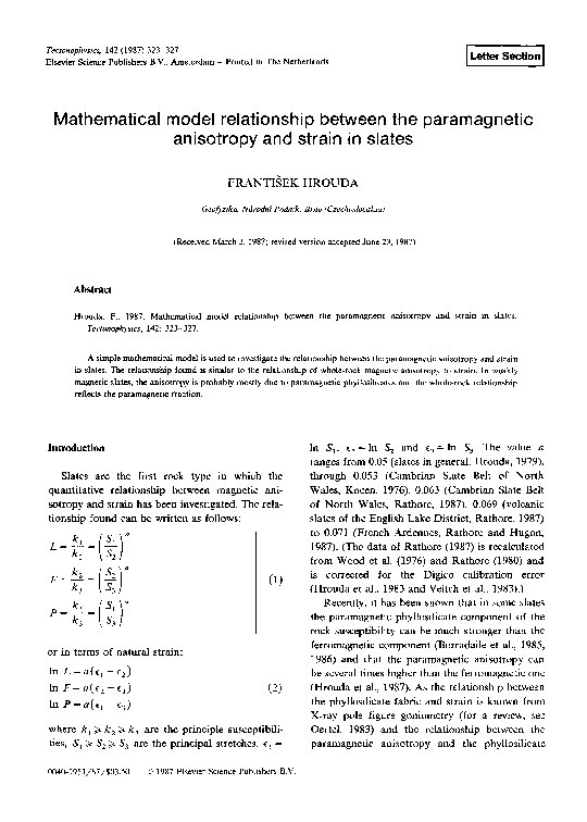 (PDF) Mathematical model relationship between the paramagnetic ...