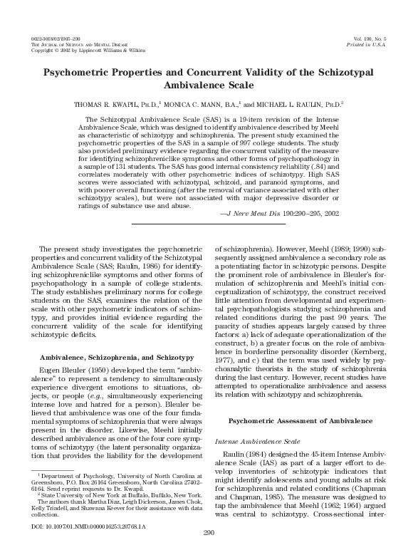(PDF) Psychometric properties and concurrent validity of two exercise ...