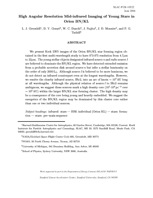 (PDF) High Angular Resolution Mid-Infrared Imaging of Young Stars in ...