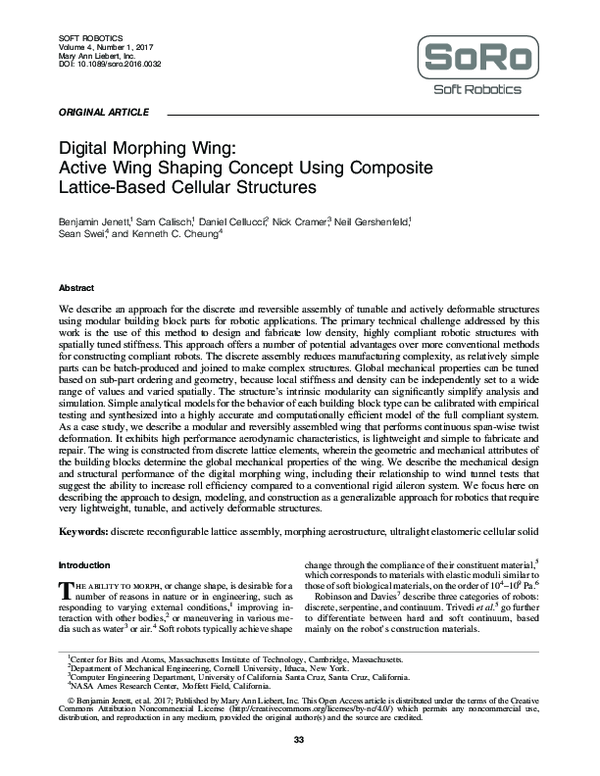(PDF) Digital Morphing Wing: Active Wing Shaping Concept Using ...