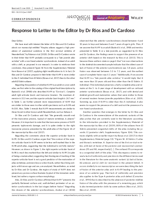 (PDF) Response to Letter to the Editor by Dr Rios and Dr Cardoso