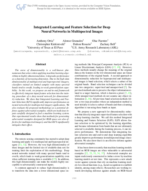 (PDF) Integrated Learning and Feature Selection for Deep Neural ...