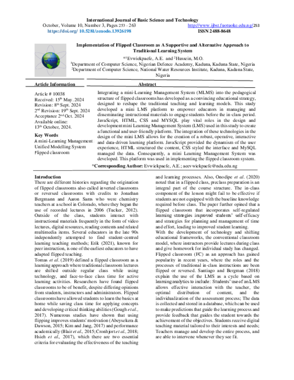 (PDF) A mini-Learning Management System Unified Modelling System ...