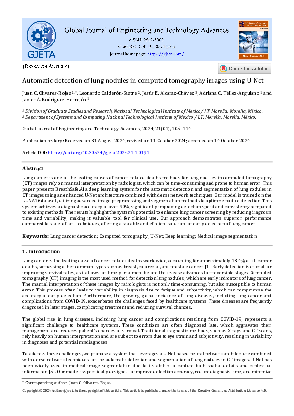 (PDF) Automatic detection of lung nodules in computed tomography images ...