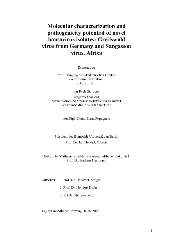 (PDF) Molecular characterization and pathogenicity potential of novel ...