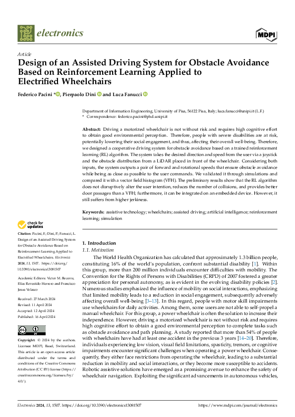 (PDF) Design of an Assisted Driving System for Obstacle Avoidance Based ...