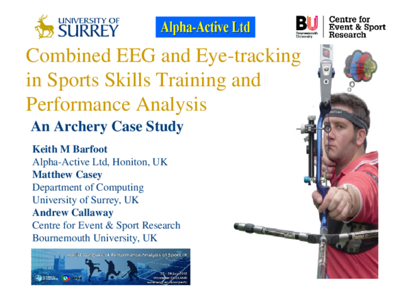 (PDF) Combined EEG and eye tracking in sports skills training and ...