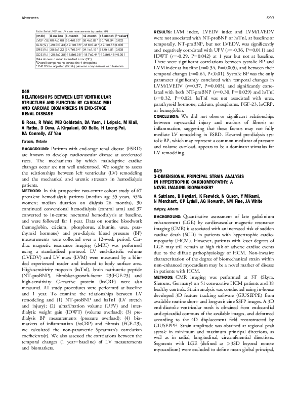 (PDF) Relationships Between Left Ventricular Structure and Function ...