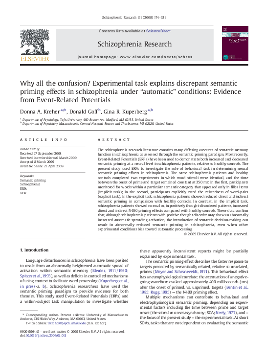 (PDF) Why all the confusion? Experimental task explains discrepant ...