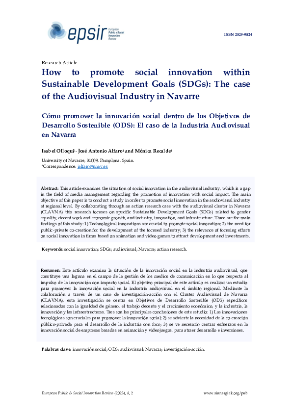 (PDF) How to promote social innovation within Sustainable Development ...