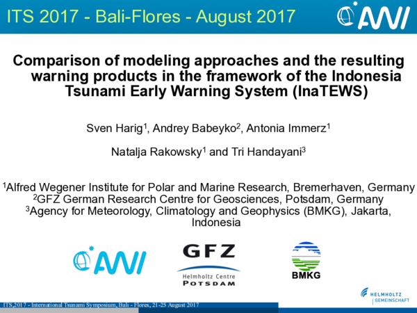 (PDF) Comparison of modeling approaches and the resulting warning ...