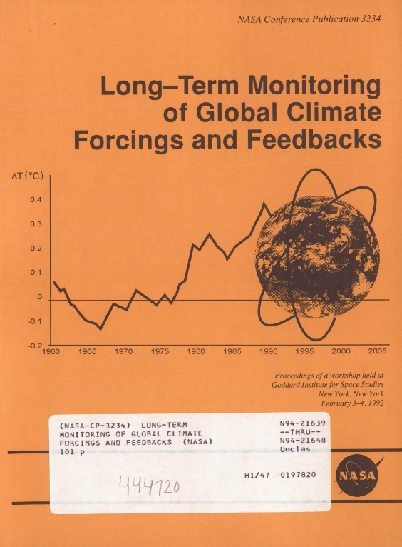 (PDF) Long-Term Monitoring of Global Climate Forcings and Feedbacks