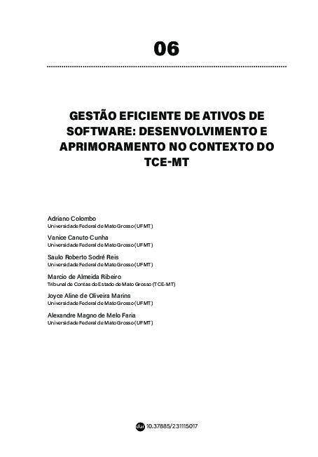 (PDF) Gestão Eficiente De Ativos De Software: Desenvolvimento e ...