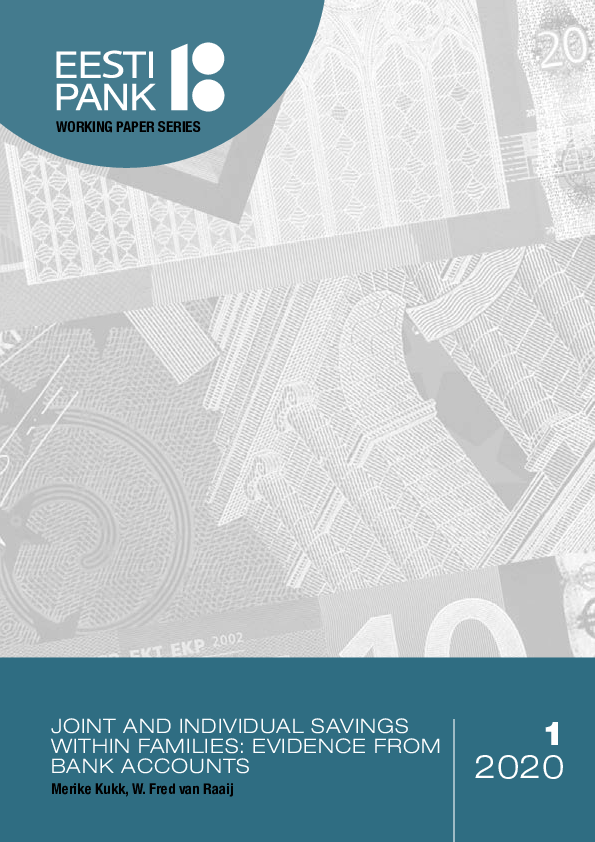 (PDF) Joint and Individual Savings within Families: Evidence from Bank ...