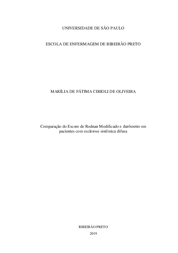 (PDF) Comparação do Escore de Rodnan modificado e durômetro em ...