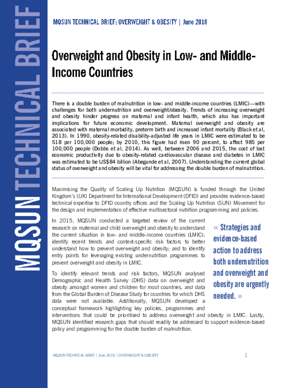 (PDF) Overweight and Obesity in Low-and Middle-Income Countries ...