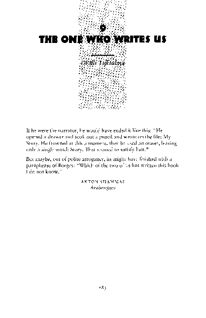 (PDF) Chapter 9 The One Who Writes Us
