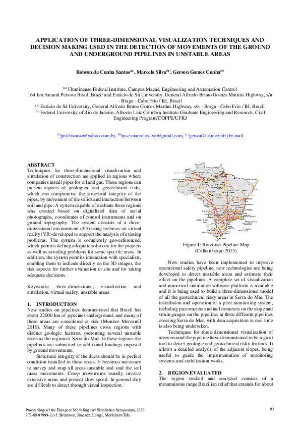 (PDF) Application of three-dimensional visualization techniques and ...