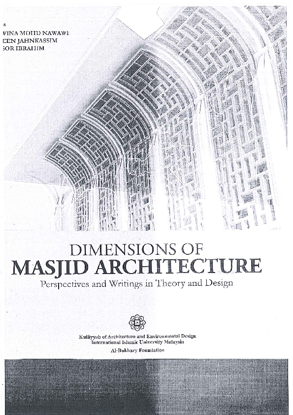 (PDF) Passive design of two modern Masjids in Malaysia