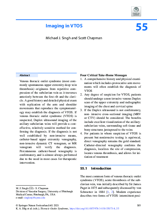 (PDF) Imaging in VTOS