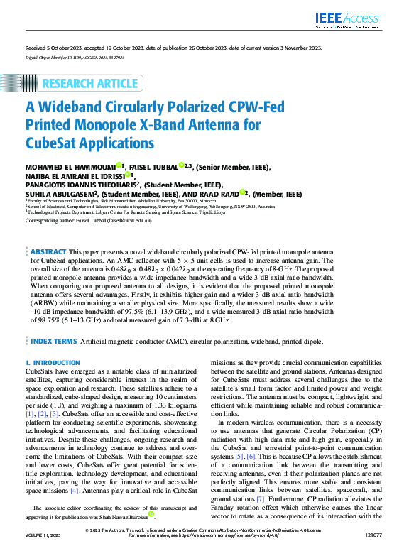 (PDF) A Wideband Circularly Polarized CPW-Fed Printed Monopole X-Band ...
