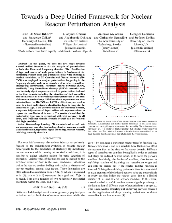 (PDF) Towards a Deep Unified Framework for Nuclear Reactor Perturbation ...