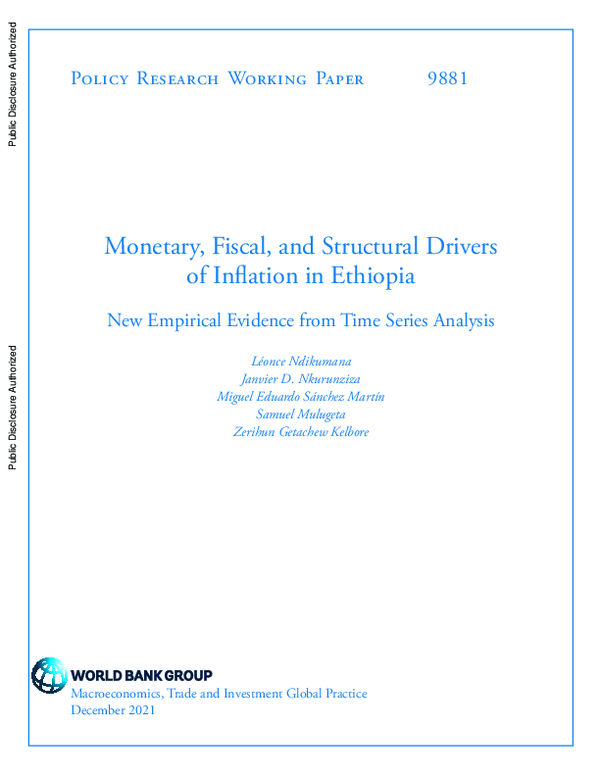 (PDF) Monetary, Fiscal, and Structural Drivers of Inflation in Ethiopia ...
