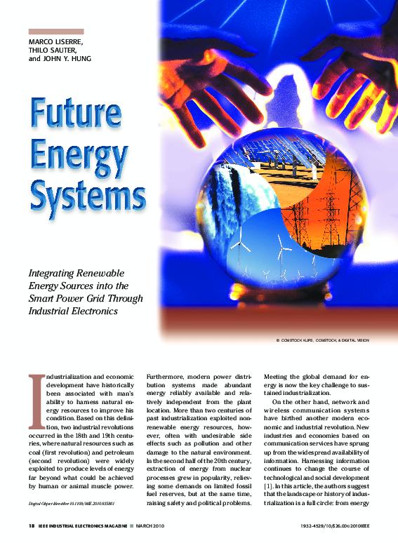(PDF) Future Energy Systems: Integrating Renewable Energy Sources into ...