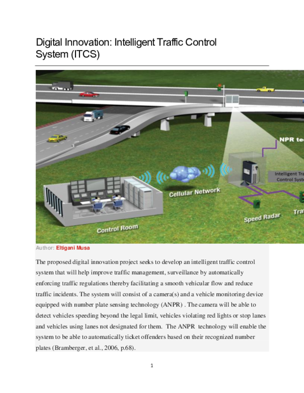 (PDF) Digital Innovation: Intelligent Traffic Control System (ITCS