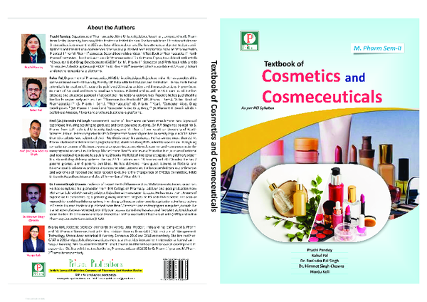 (PDF) Textbook of Cosmetics and Cosmeceuticals: M. Pharm II Sem. (PCI ...