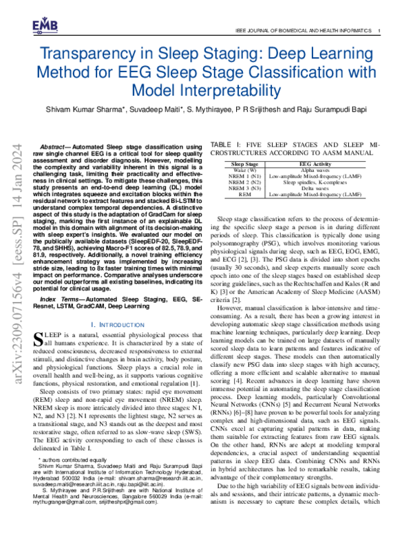 (PDF) Data-efficient Deep Learning Approach for Single-Channel EEG ...