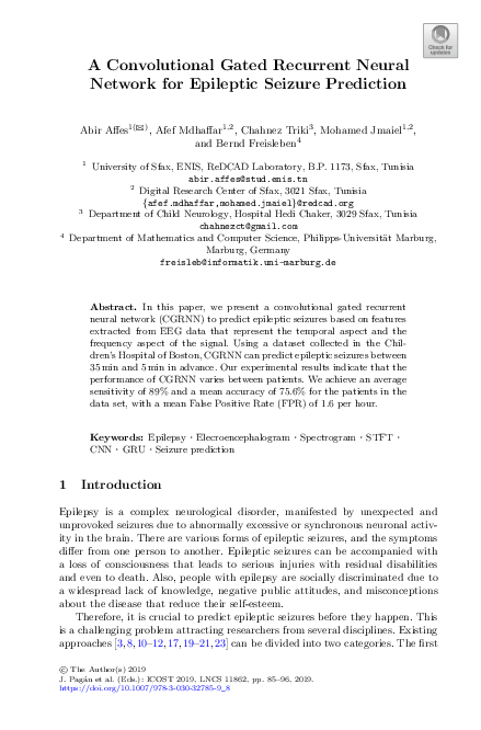 (PDF) A Convolutional Gated Recurrent Neural Network for Epileptic ...