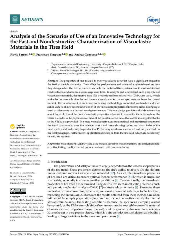 (PDF) Analysis of the Scenarios of Use of an Innovative Technology for ...