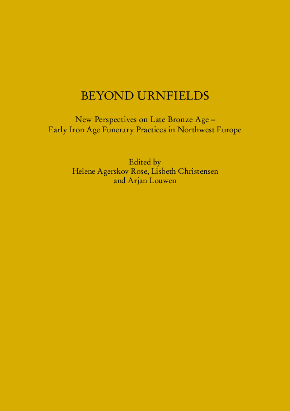 (PDF) Burial and settlement during the Early Pre Roman Iron Age in ...