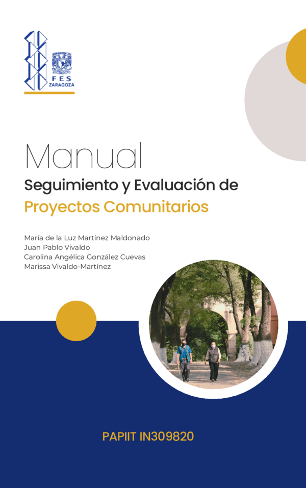 (PDF) Manual Seguimiento y evaluación de proyectos comunitarios