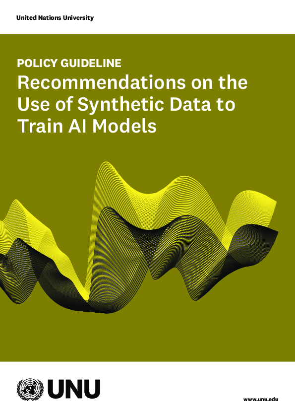 (PDF) Use of Synthetic Data to Train AI Models