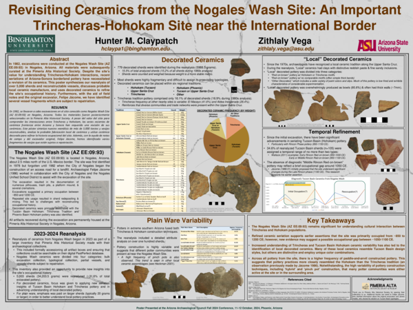 (PDF) Revisiting Ceramics from the Nogales Wash Site: An Important ...
