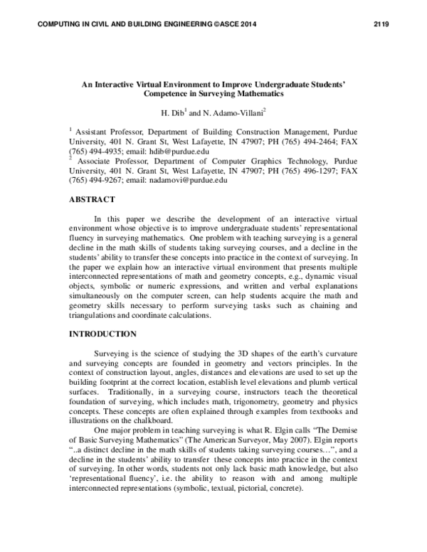 (PDF) An Interactive Virtual Environment to Improve Undergraduate ...