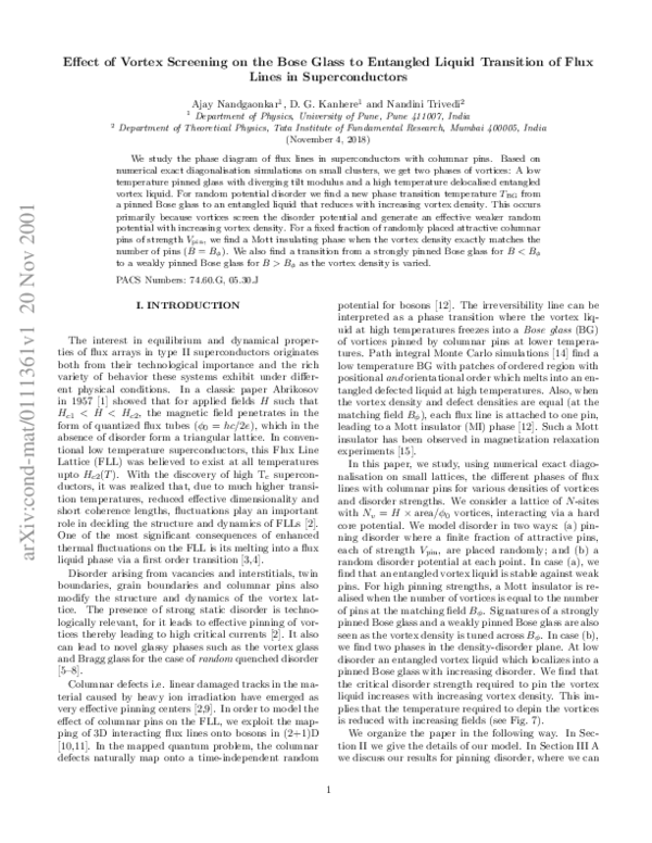 (PDF) Competition between columnar pins and vortex screening: A doubly ...