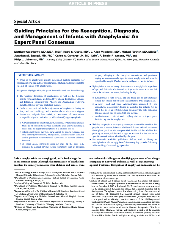 (PDF) Guiding Principles for the Recognition, Diagnosis, and Management ...