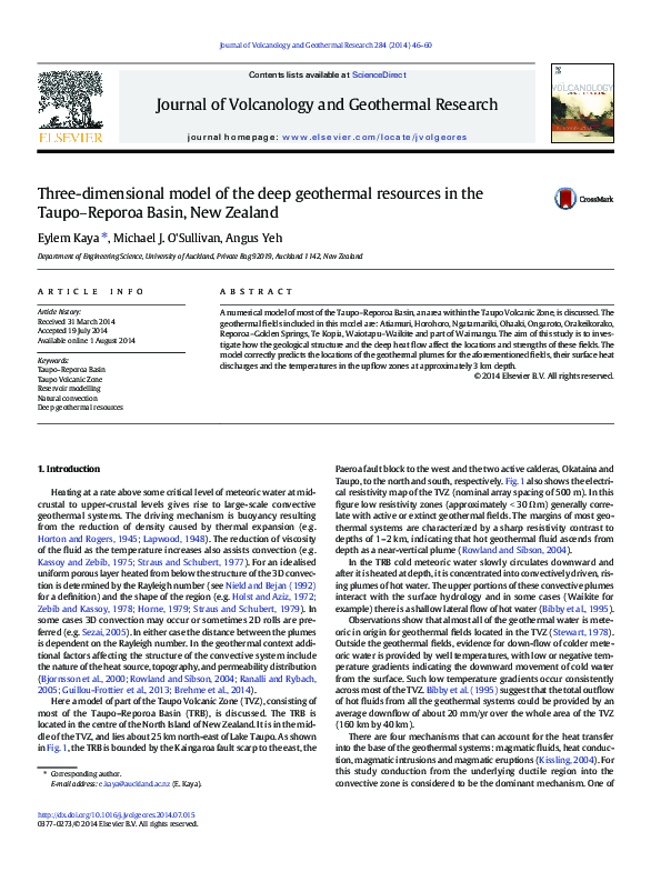 (PDF) Three-dimensional model of the deep geothermal resources in the ...