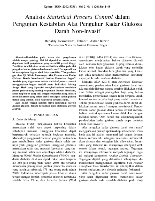 (PDF) Statistical Process Control pada Pengujian Kestabilan Alat ...