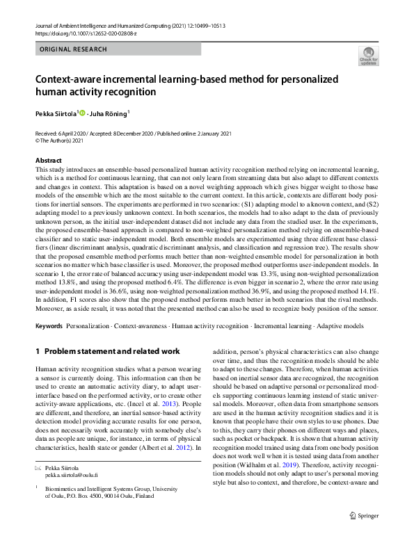(PDF) Context-aware incremental learning-based method for personalized ...