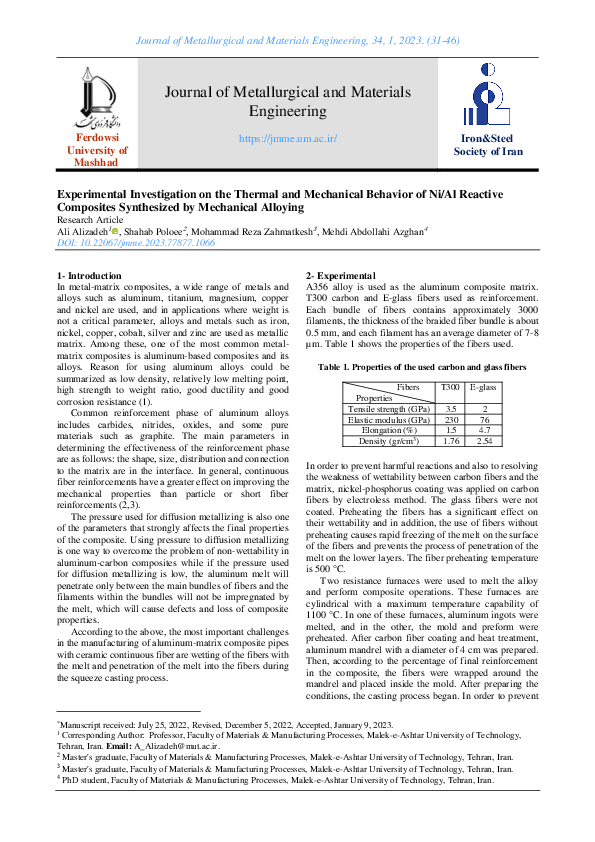 (PDF) Investigation on Microstructure and Mechanical Behavior of Carbon ...